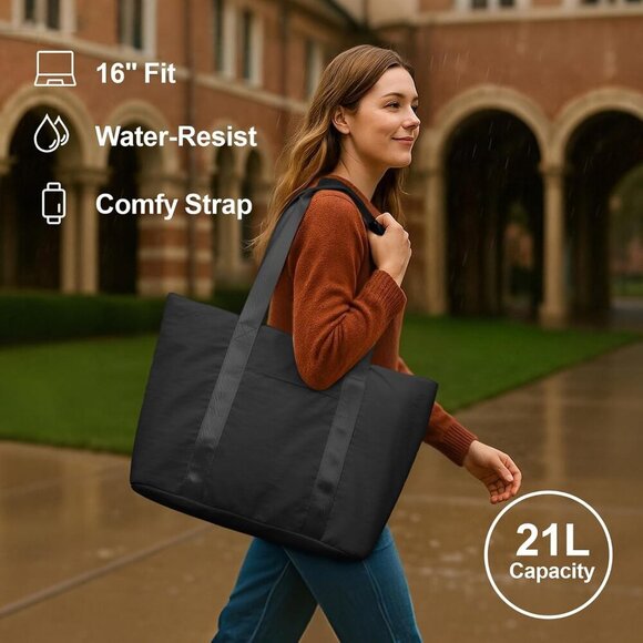 Large Nurse Tote Bag for Women Students - Water-Resistant & Organized Design - Picture 2 of 7